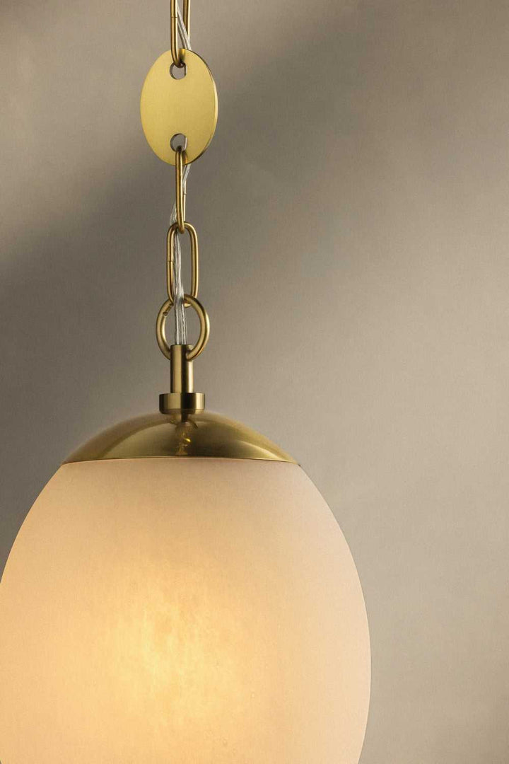 Nell One Light Pendant in Aged Brass Mitzi Canada