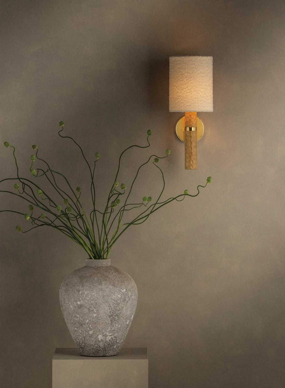 Jones One Light Wall Sconce in Aged Brass Mitzi Canada