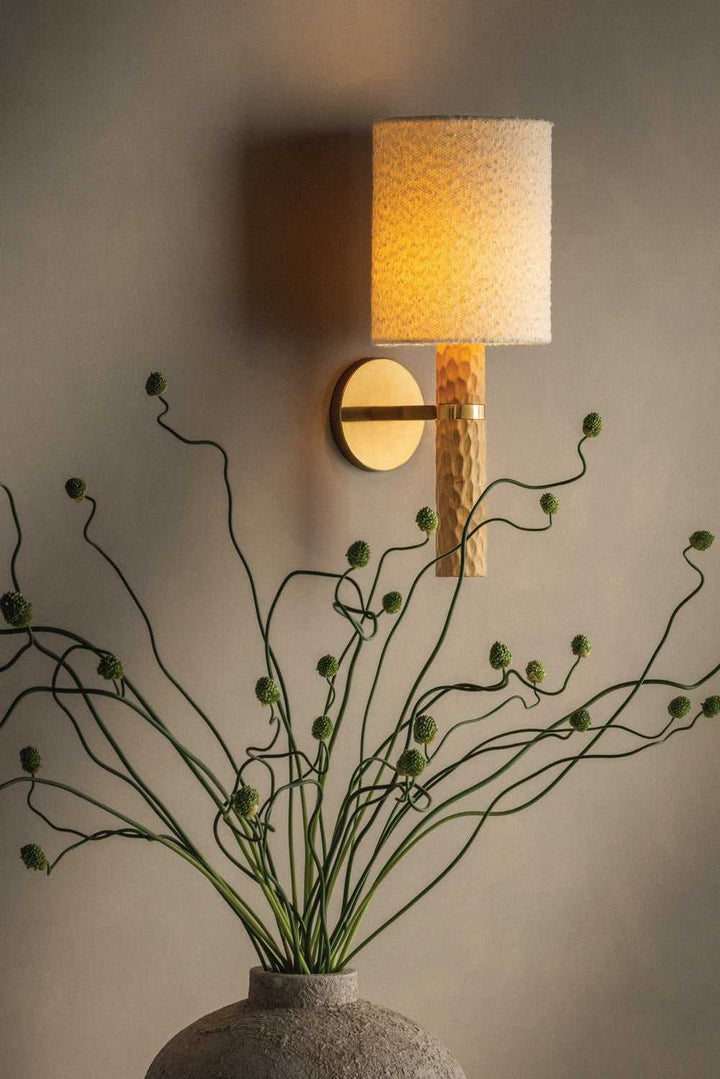 Jones One Light Wall Sconce in Aged Brass Mitzi Canada