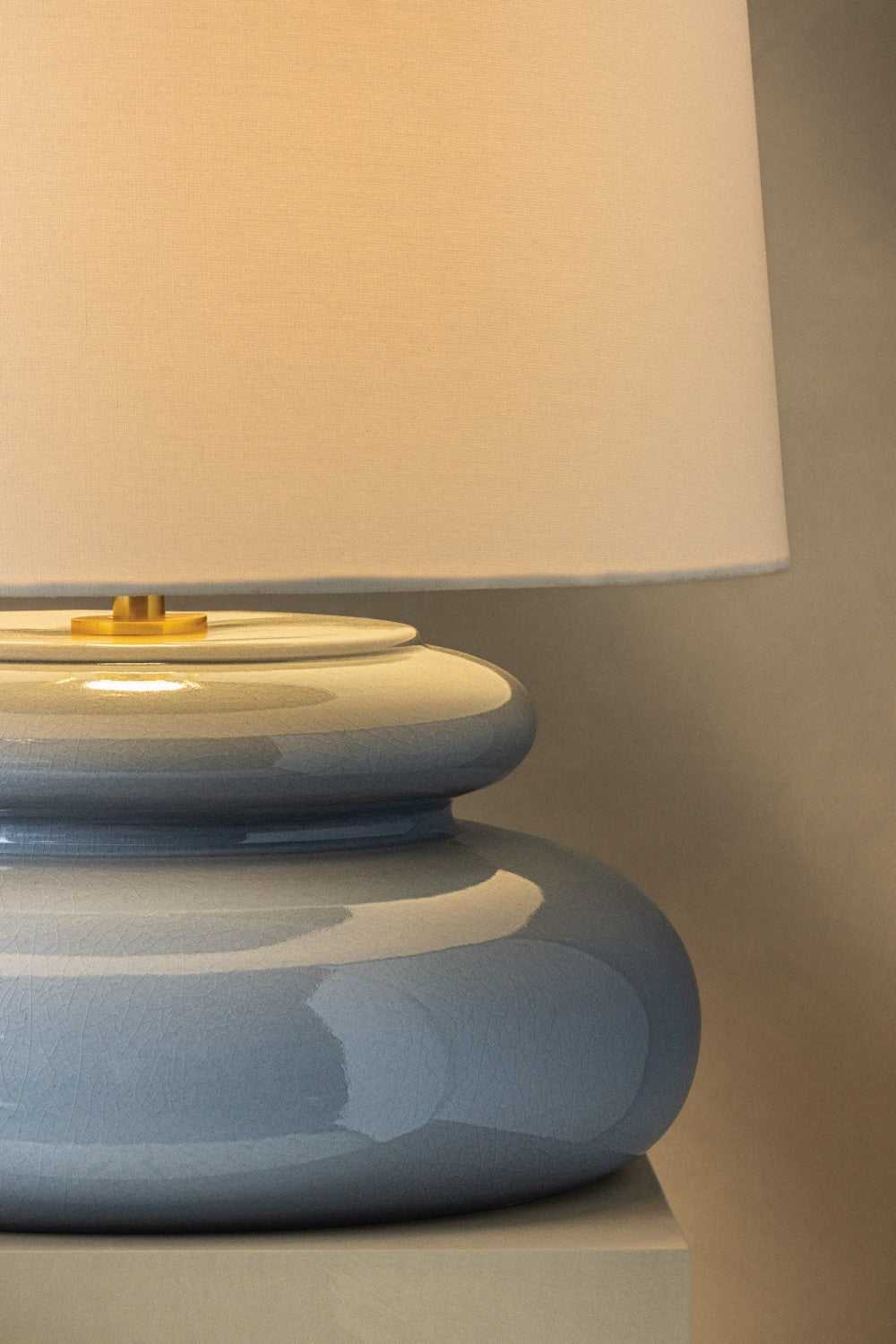 Pia One Light Table Lamp in Aged Brass Mitzi Canada