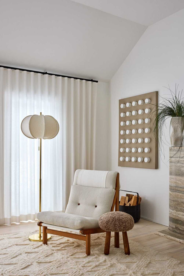 Alexandra One Light Floor Lamp in Aged Brass Mitzi Canada