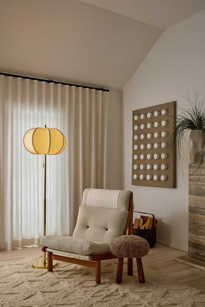 Alexandra One Light Floor Lamp in Aged Brass Mitzi Canada