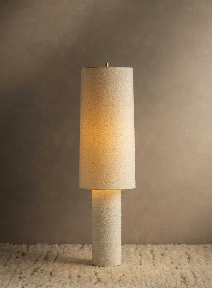 Sam One Light Floor Lamp in Aged Brass Mitzi Canada