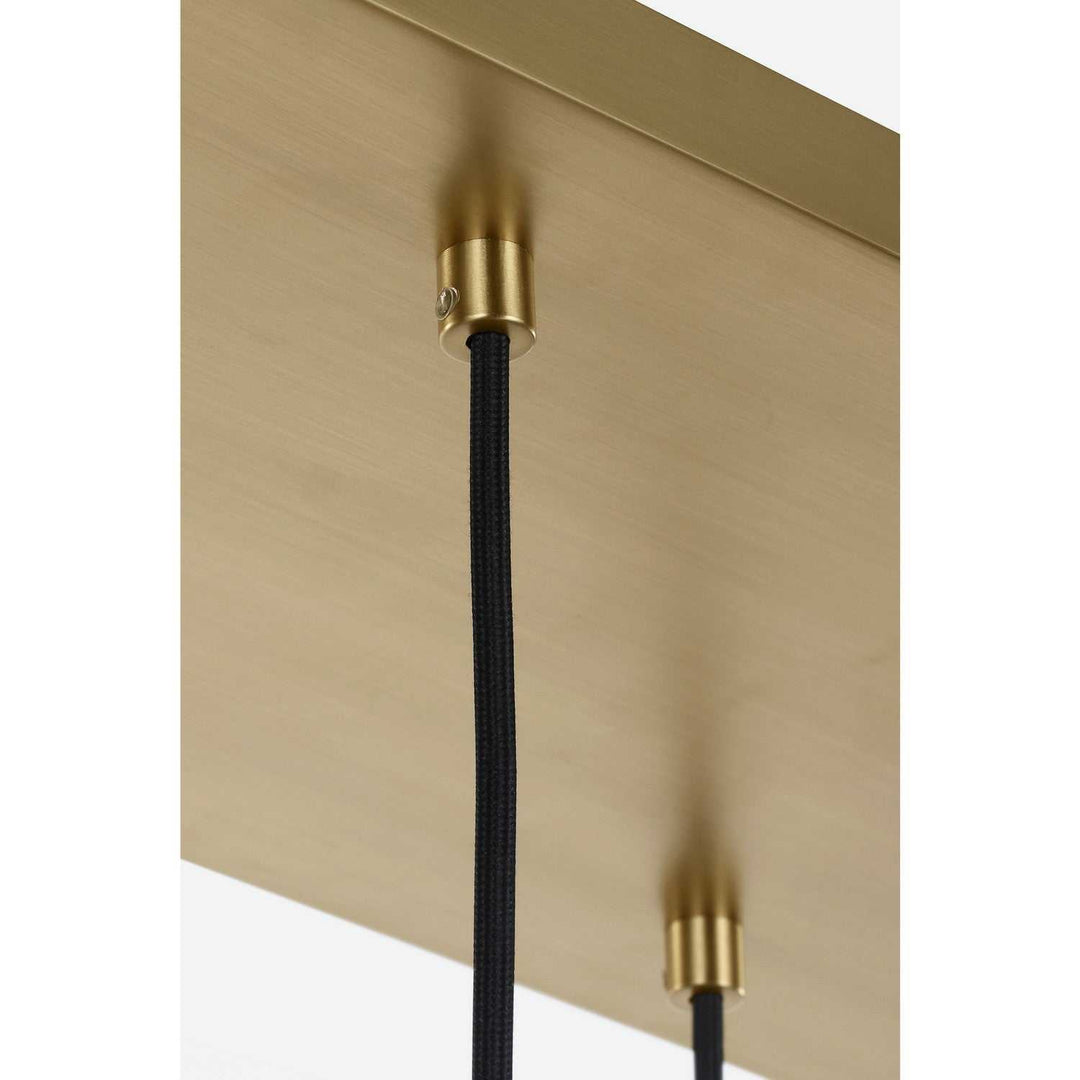 Sorelle Eight Light Linear Chandelier in Estate Brass Visual Comfort Studio Canada