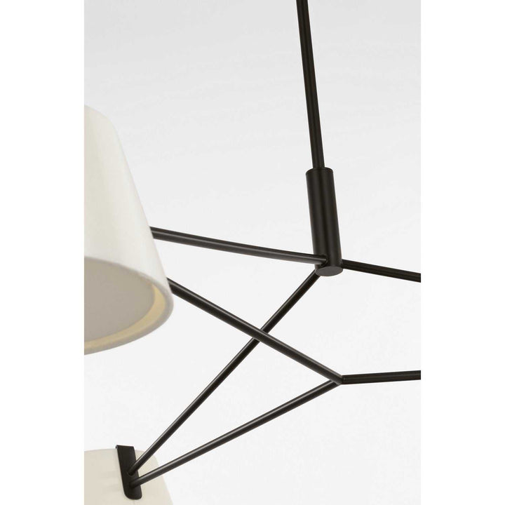 Hale Three Light Chandelier in Aged Iron Visual Comfort Studio Canada