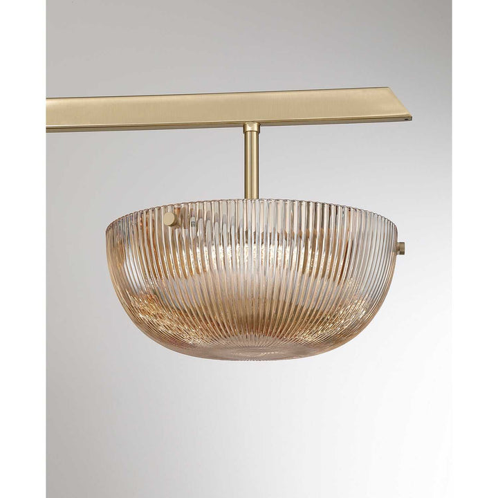 Hubbard LED Chandelier in Noble Brass Savoy House