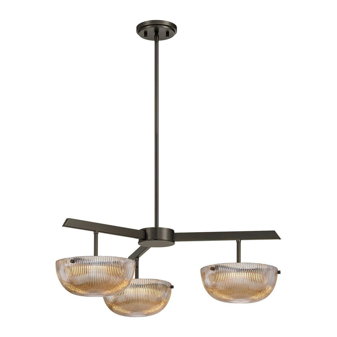 Hubbard LED Chandelier in Mediterranean Bronze Savoy House