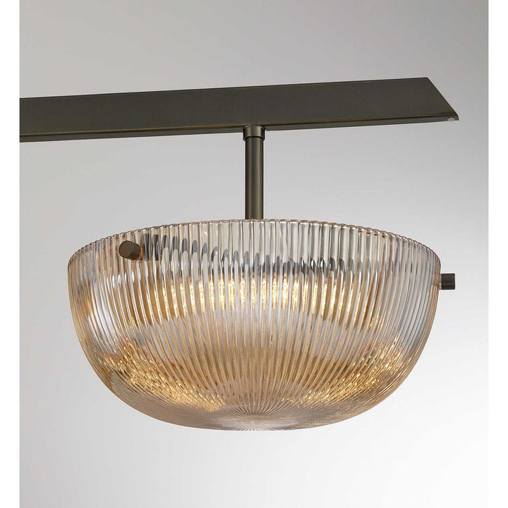 Hubbard LED Chandelier in Mediterranean Bronze Savoy House