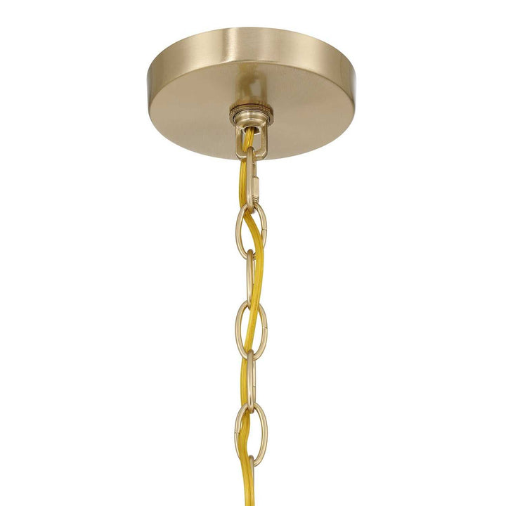 Sheldon Five Light Chandelier in Noble Brass Savoy House