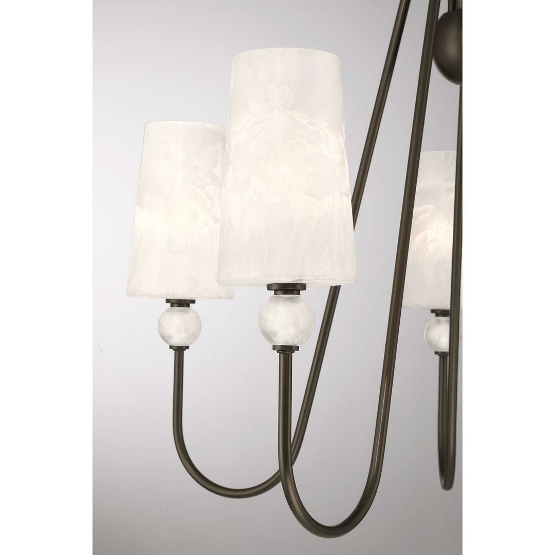 Sheldon Five Light Chandelier in Mediterranean Bronze Savoy House