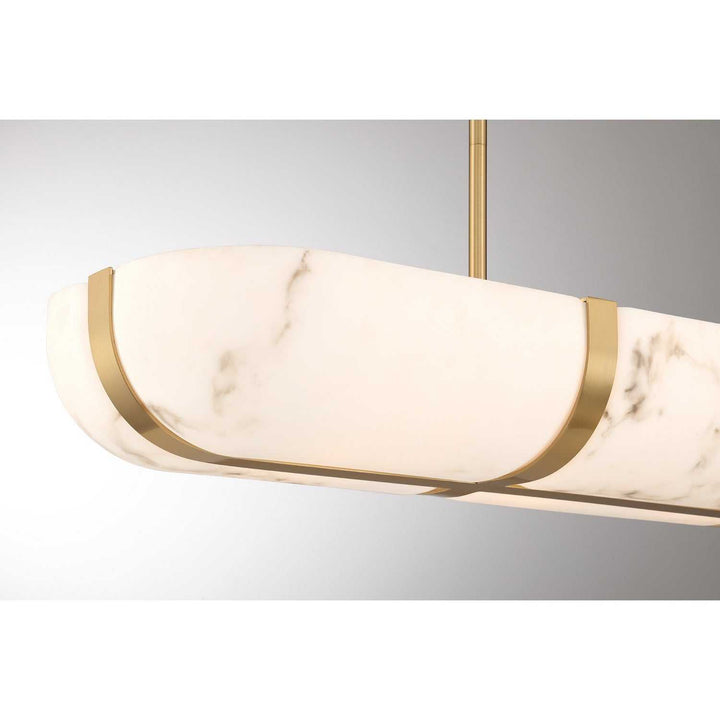 Chalfont Four Light Chandelier in Warm Brass Savoy House