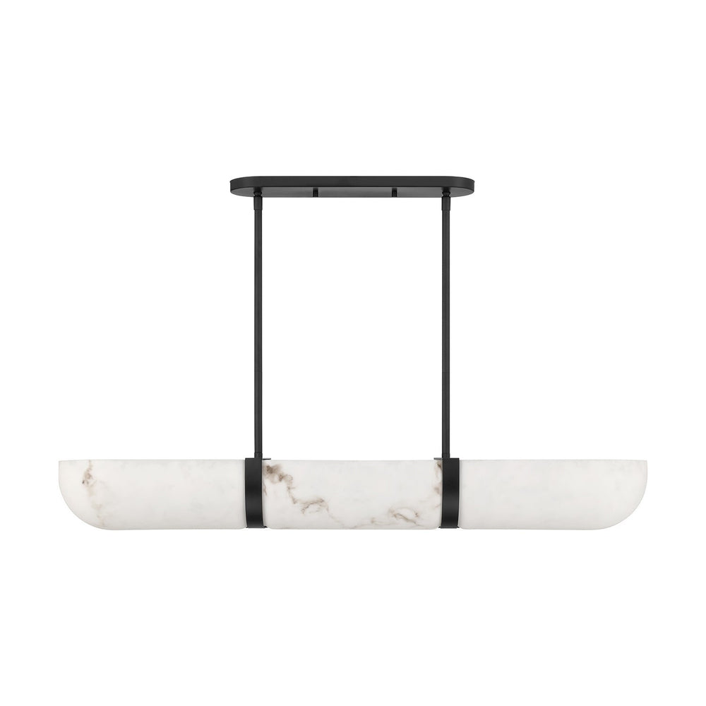Chalfont Four Light Chandelier in Matte Black Savoy House