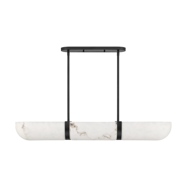 Chalfont Four Light Chandelier in Matte Black Savoy House