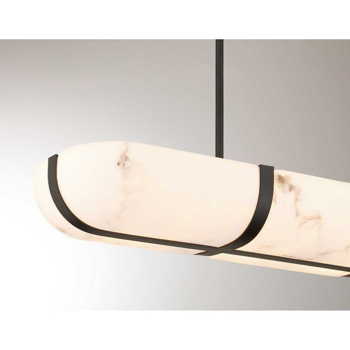 Chalfont Four Light Chandelier in Matte Black Savoy House