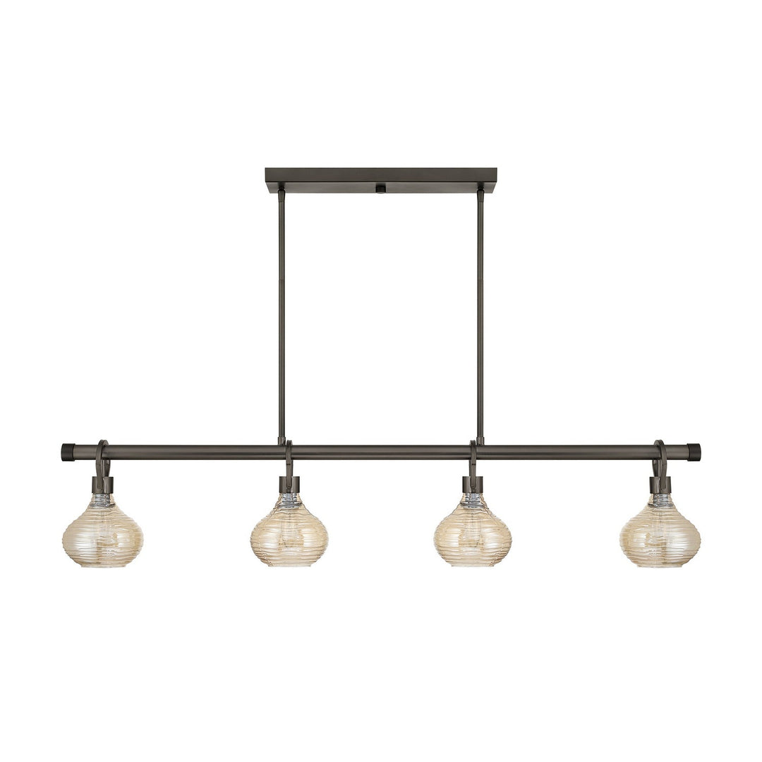 Sheriden Four Light Chandelier in Mediterranean Bronze Savoy House