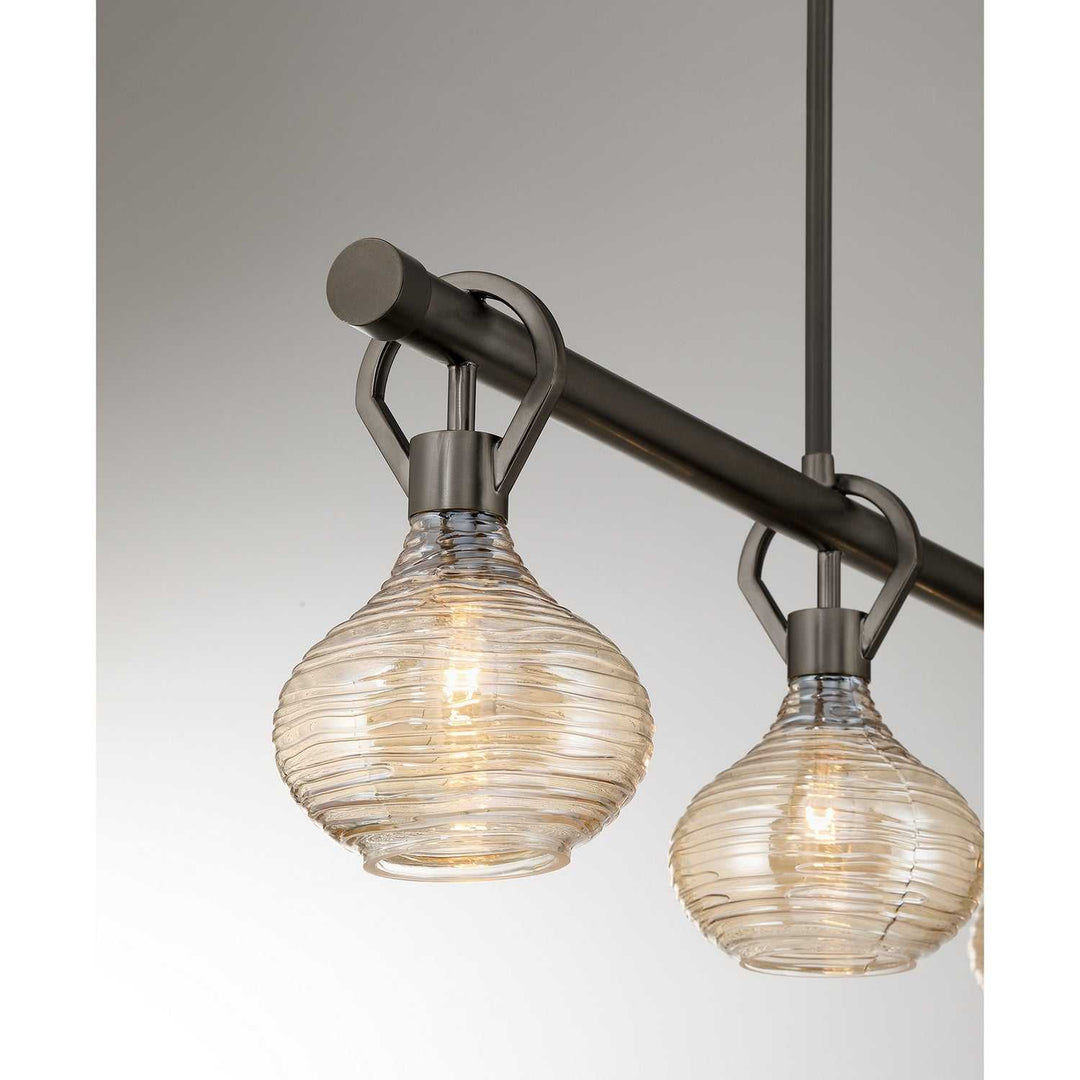 Sheriden Four Light Chandelier in Mediterranean Bronze Savoy House