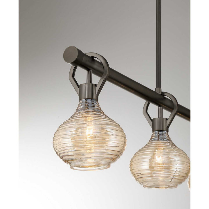 Sheriden Four Light Chandelier in Mediterranean Bronze Savoy House