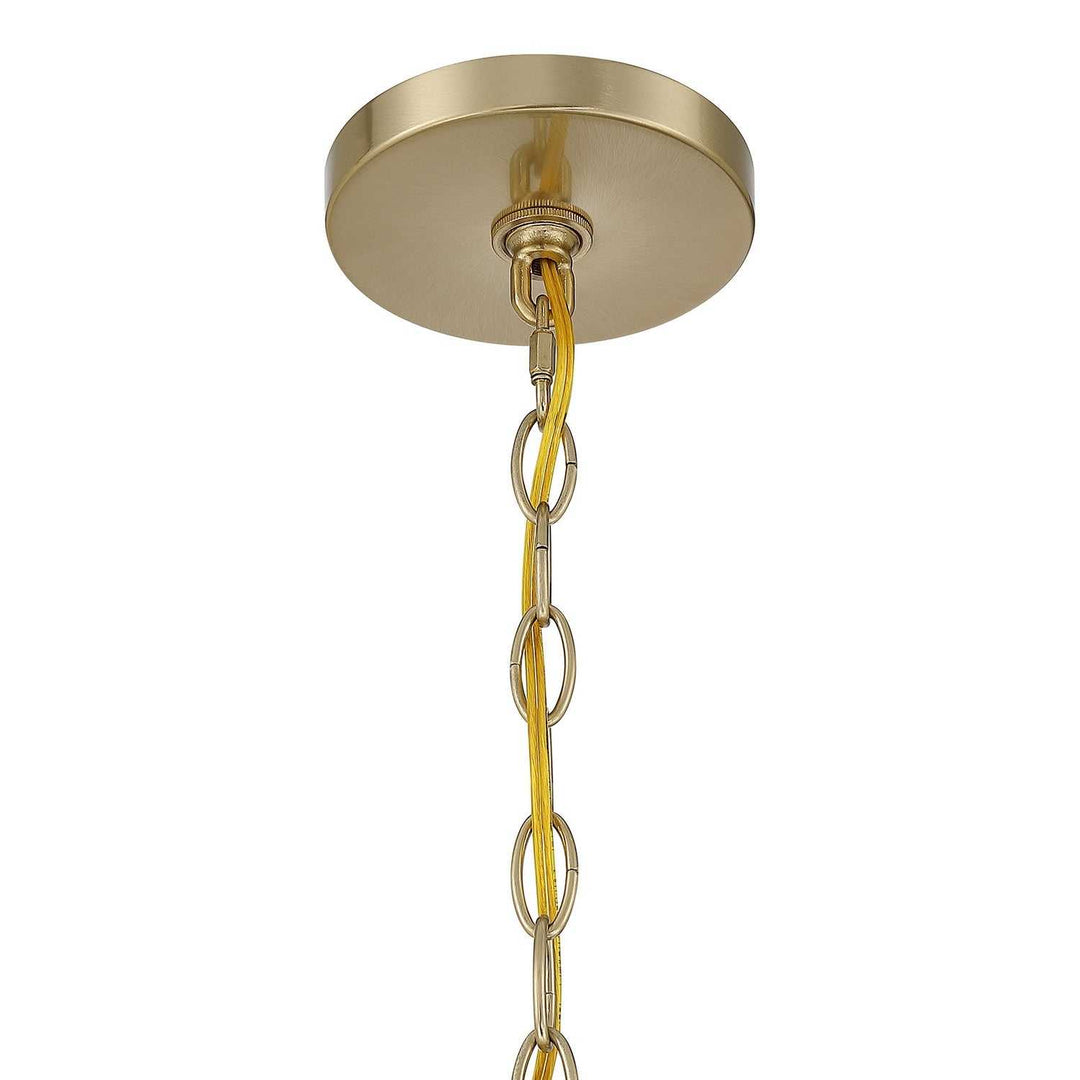 Woodlawn Five Light Chandelier in Noble Brass Savoy House