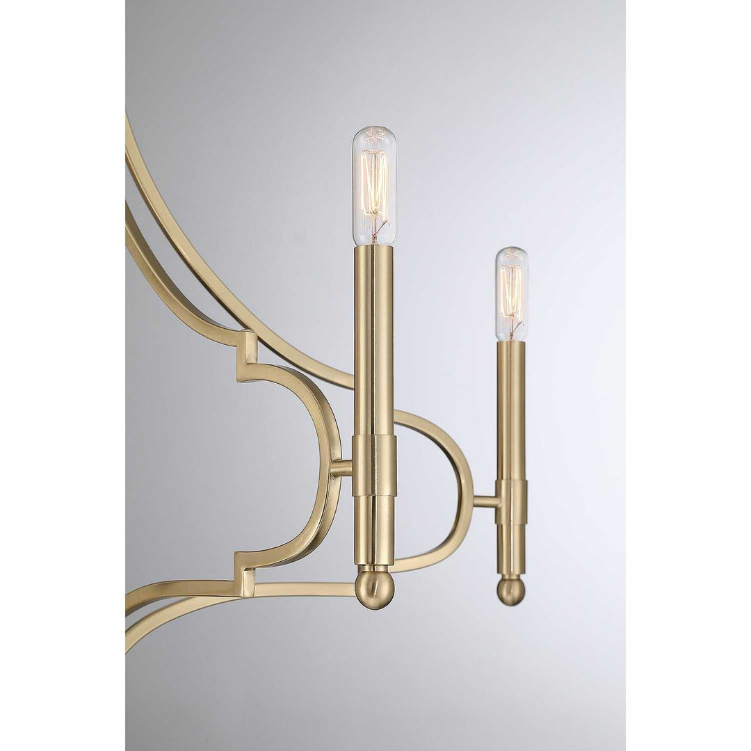 Woodlawn Five Light Chandelier in Noble Brass Savoy House