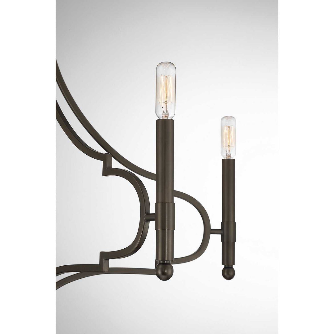 Woodlawn Five Light Chandelier in Mediterranean Bronze Savoy House