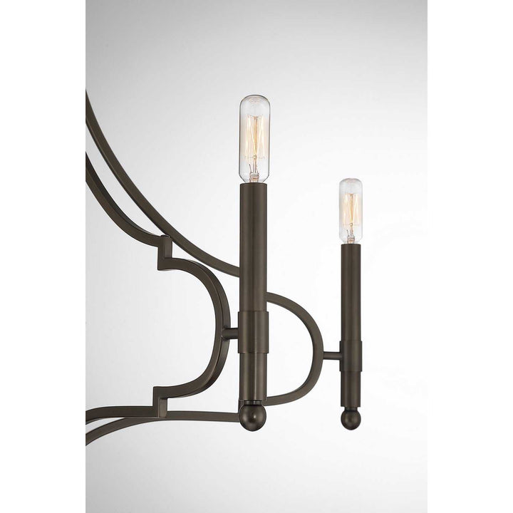 Woodlawn Five Light Chandelier in Mediterranean Bronze Savoy House