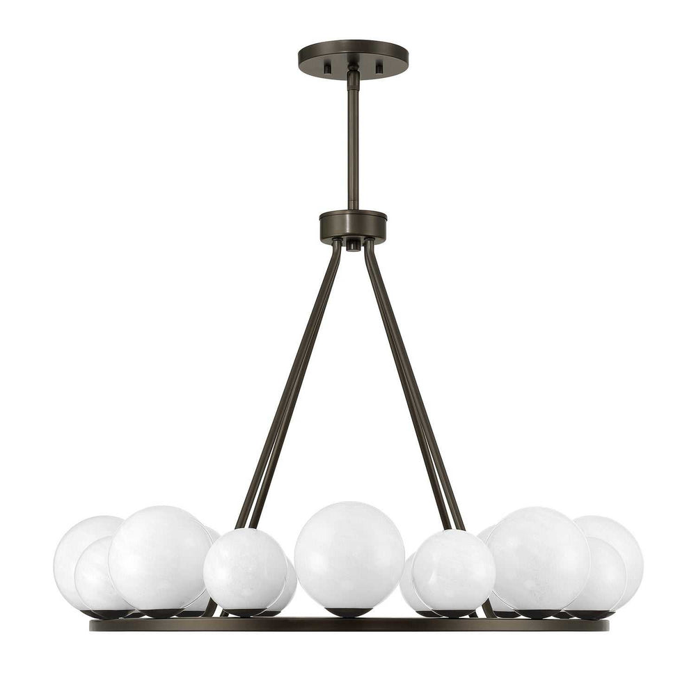 Loudon 16 Light Chandelier in Mediterranean Bronze Savoy House