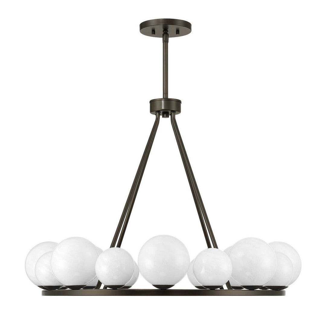 Loudon 16 Light Chandelier in Mediterranean Bronze Savoy House