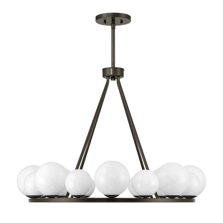 Loudon 16 Light Chandelier in Mediterranean Bronze Savoy House