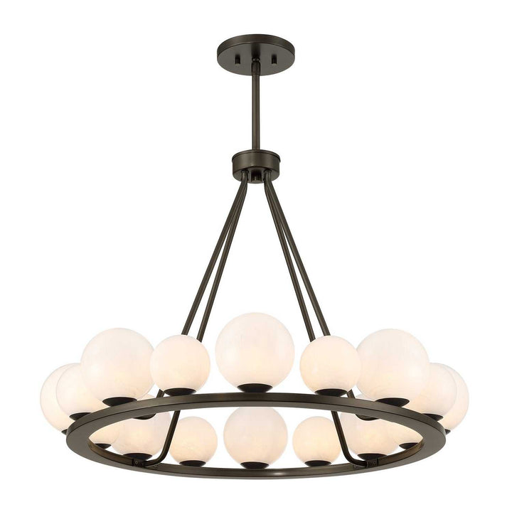 Loudon 16 Light Chandelier in Mediterranean Bronze Savoy House