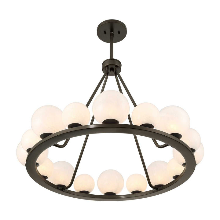 Loudon 16 Light Chandelier in Mediterranean Bronze Savoy House