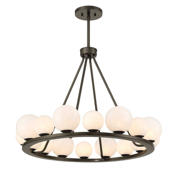 Loudon 16 Light Chandelier in Mediterranean Bronze Savoy House