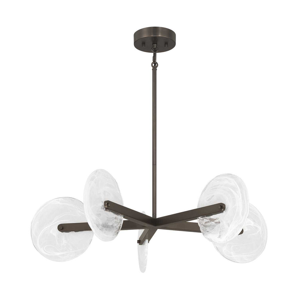 Ainslie LED Chandelier in Mediterranean Bronze Savoy House