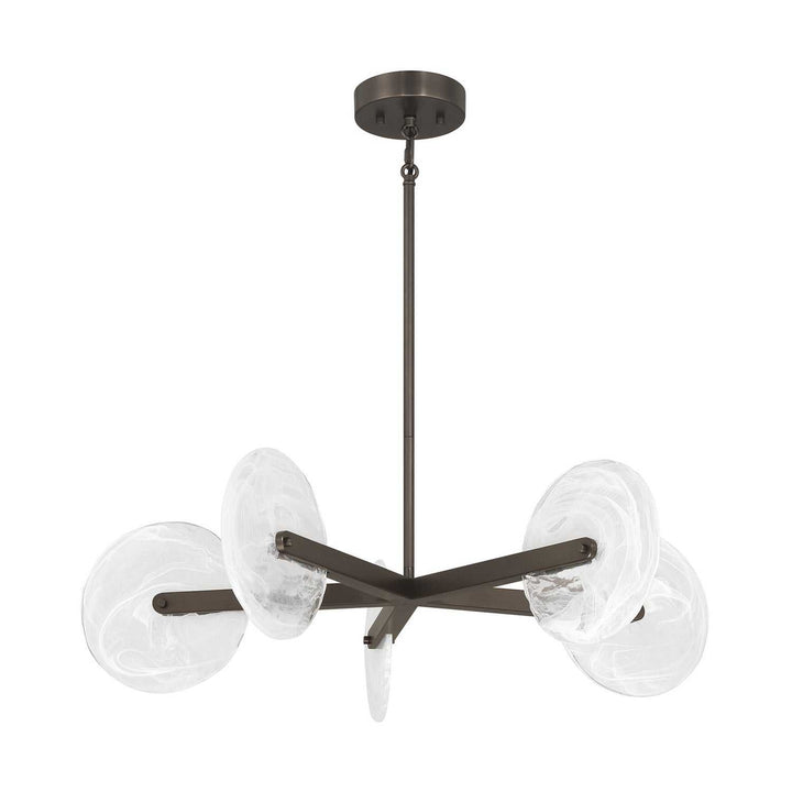 Ainslie LED Chandelier in Mediterranean Bronze Savoy House