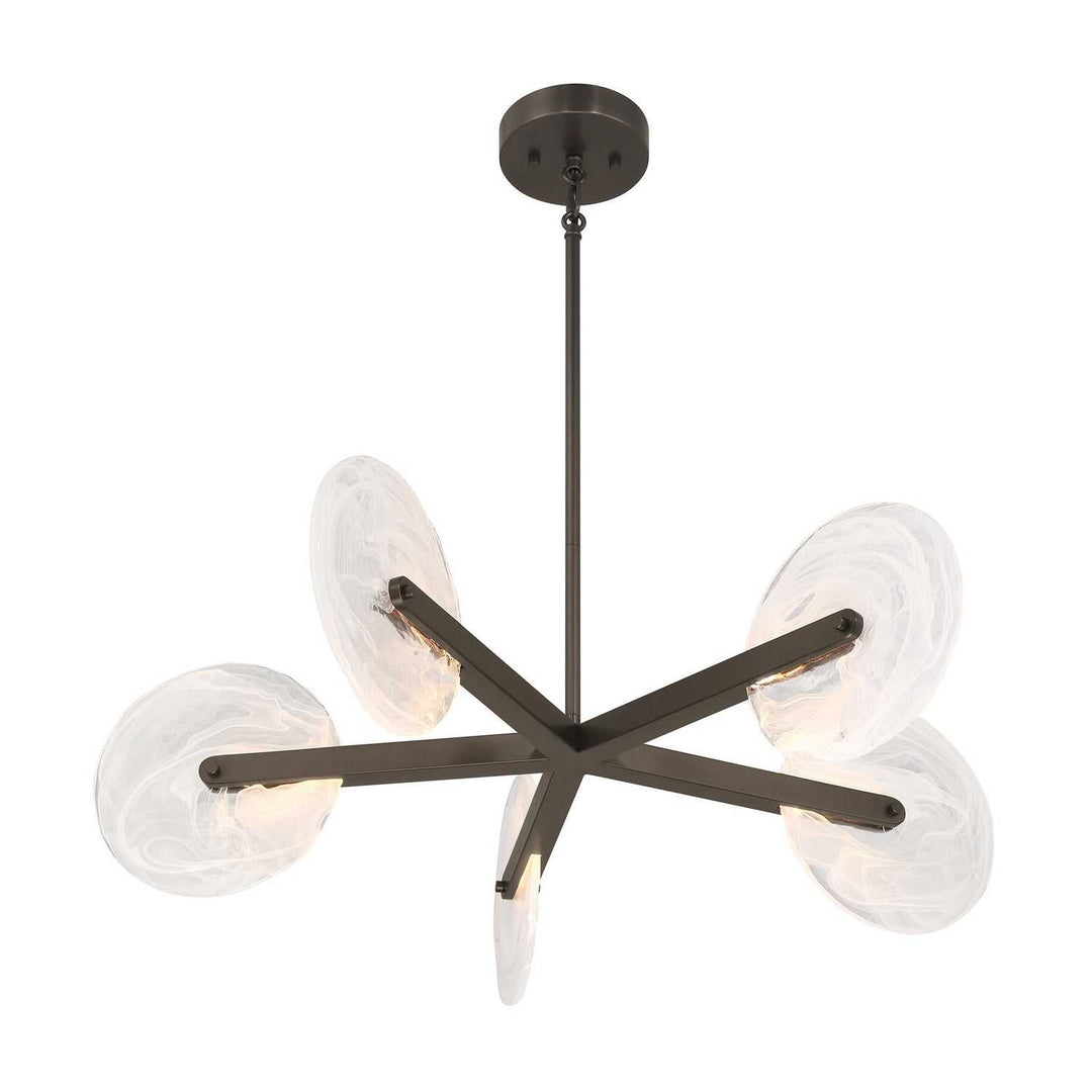 Ainslie LED Chandelier in Mediterranean Bronze Savoy House