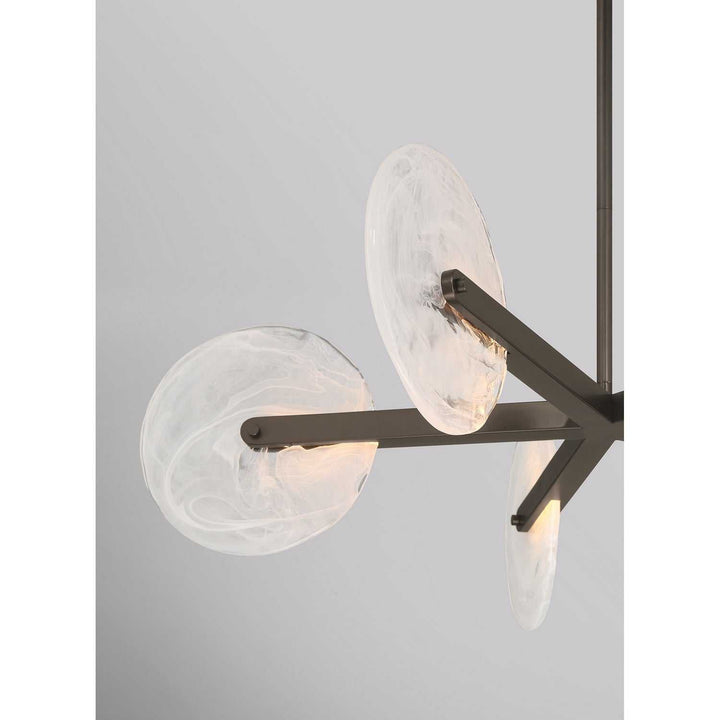Ainslie LED Chandelier in Mediterranean Bronze Savoy House