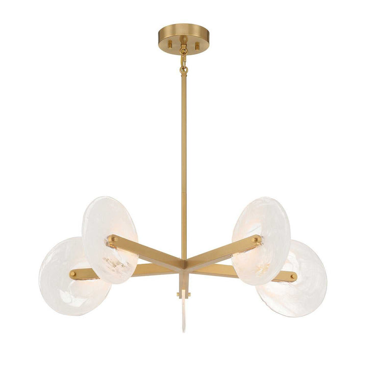 Ainslie LED Chandelier in Warm Brass Savoy House