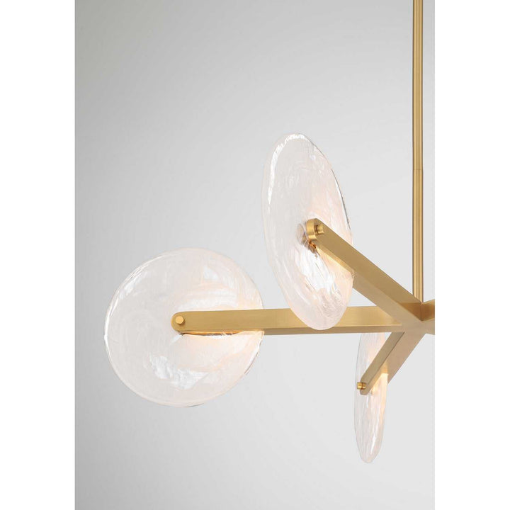 Ainslie LED Chandelier in Warm Brass Savoy House