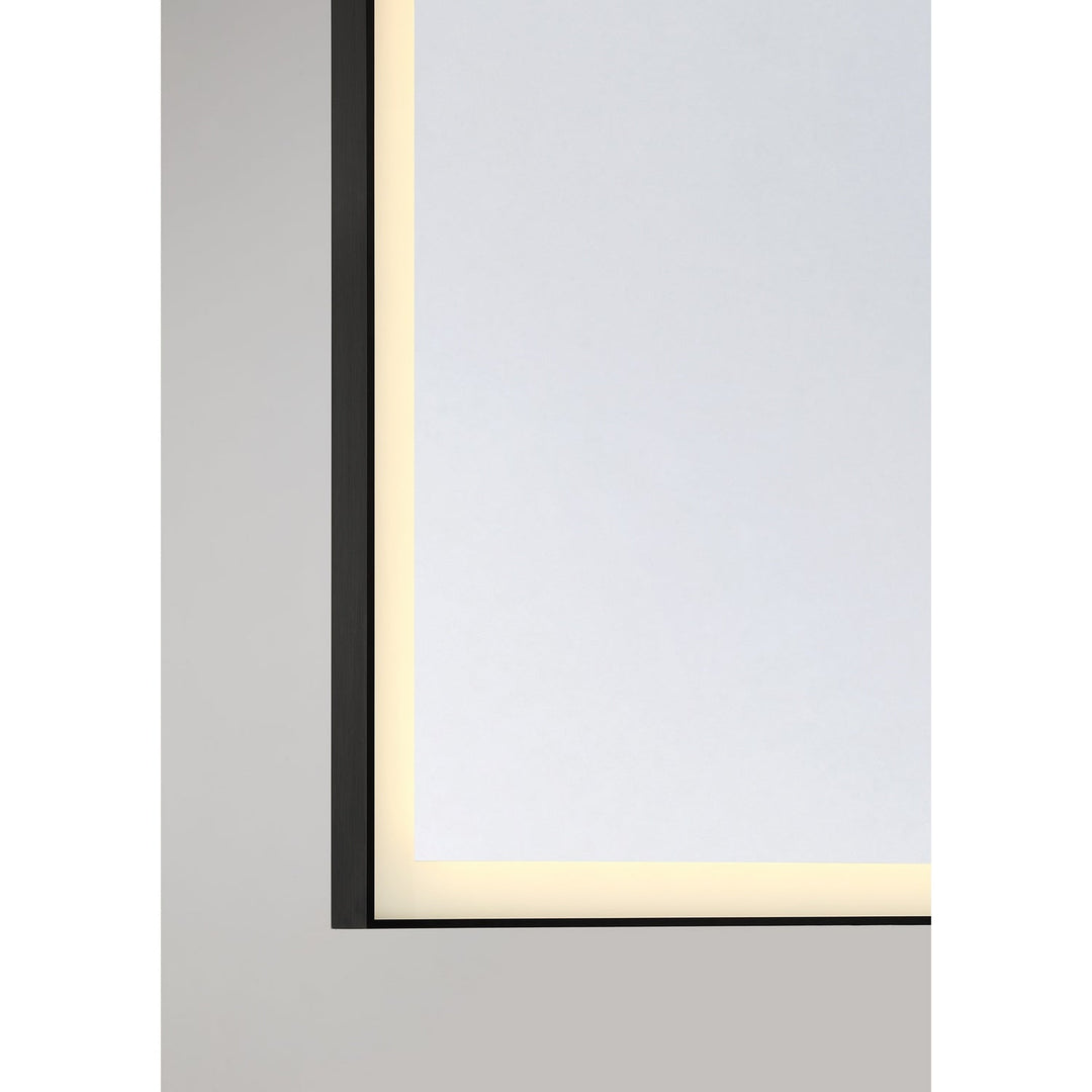 Paulding LED Mirror in Black Savoy House