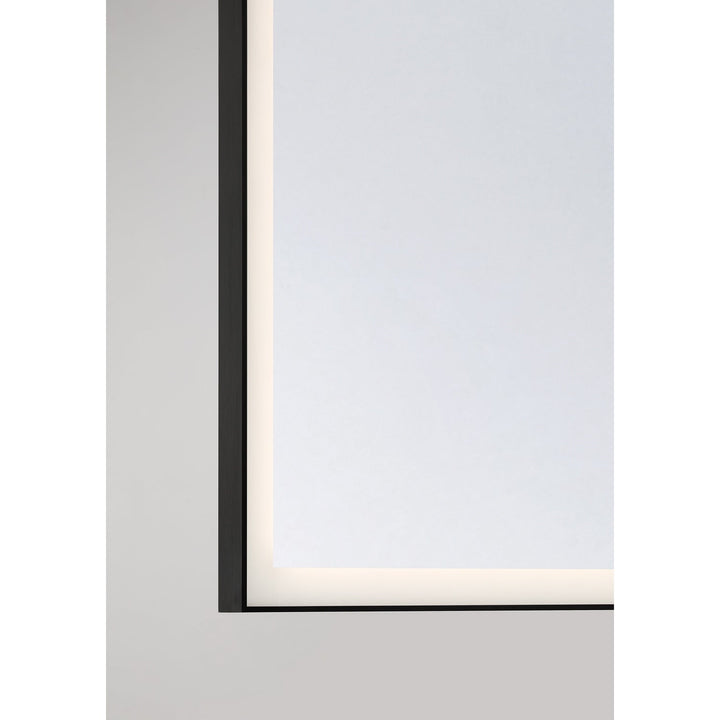 Paulding LED Mirror in Black Savoy House