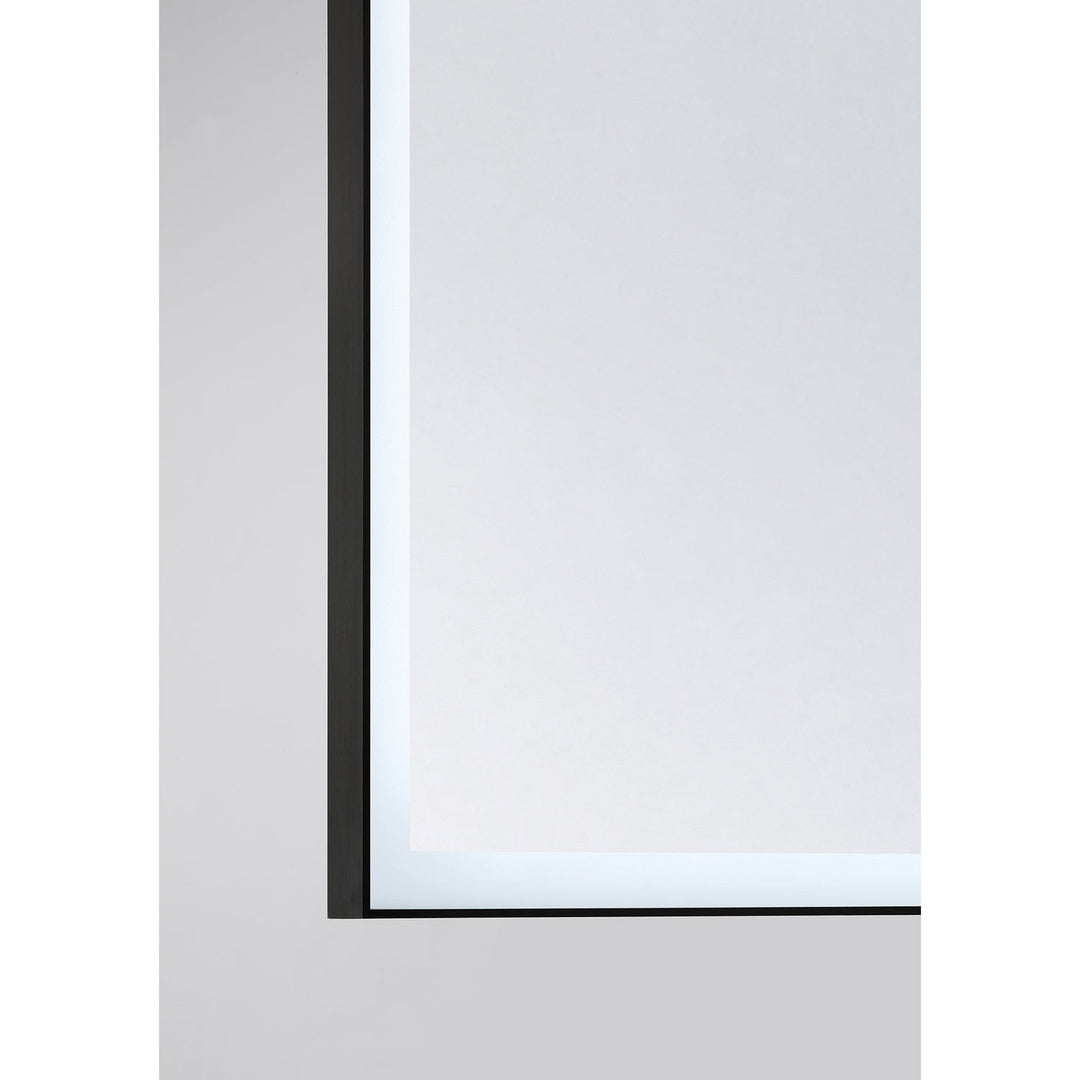 Paulding LED Mirror in Black Savoy House