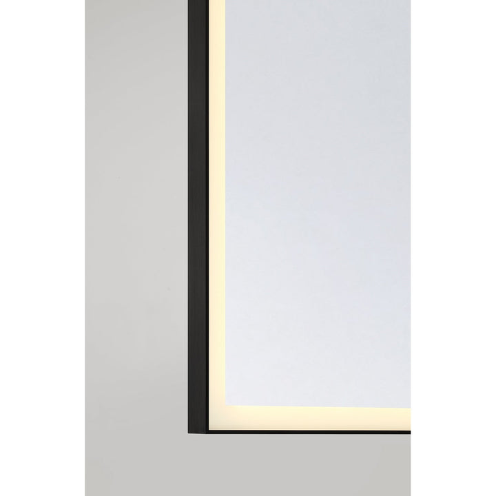 Paulding LED Mirror in Black Savoy House