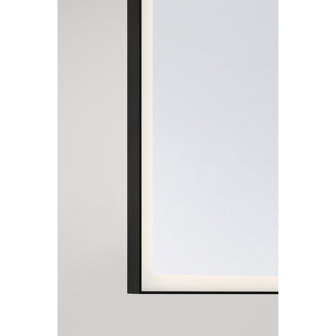 Paulding LED Mirror in Black Savoy House
