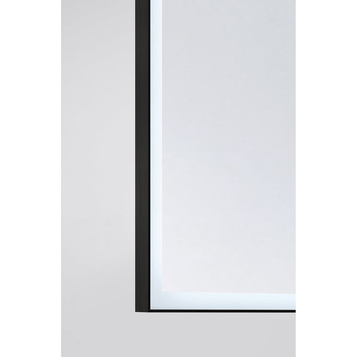Paulding LED Mirror in Black Savoy House