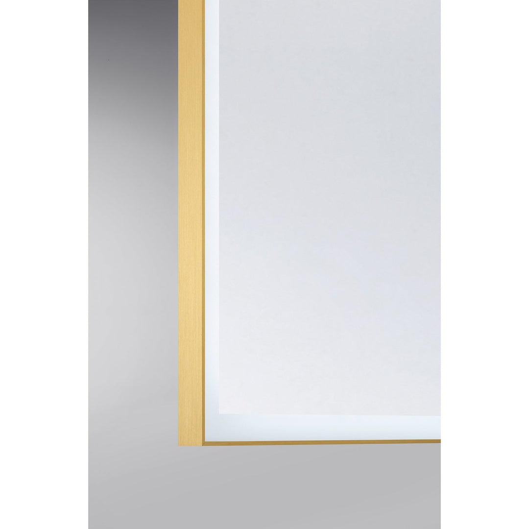 Paulding LED Mirror in Gold Savoy House