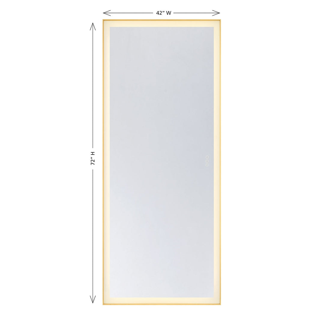 Paulding LED Mirror in Gold Savoy House