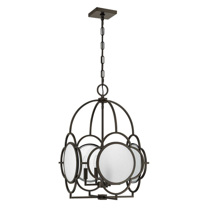 Damen Four Light Pendant in Mediterranean Bronze Savoy House