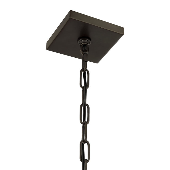 Damen Four Light Pendant in Mediterranean Bronze Savoy House
