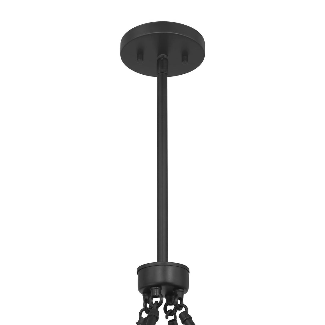 Chalfont Four Light Pendant in Matte Black Savoy House