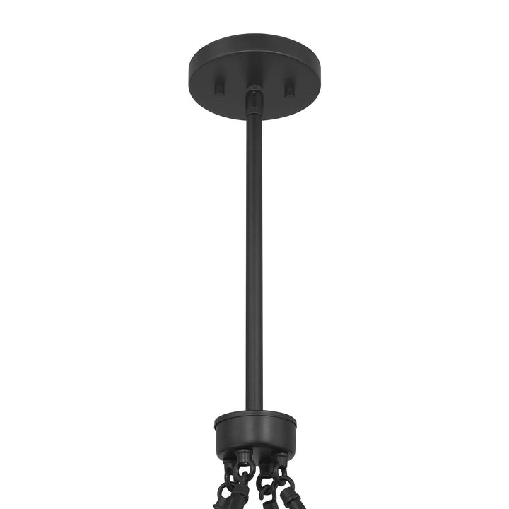 Chalfont Four Light Pendant in Matte Black Savoy House