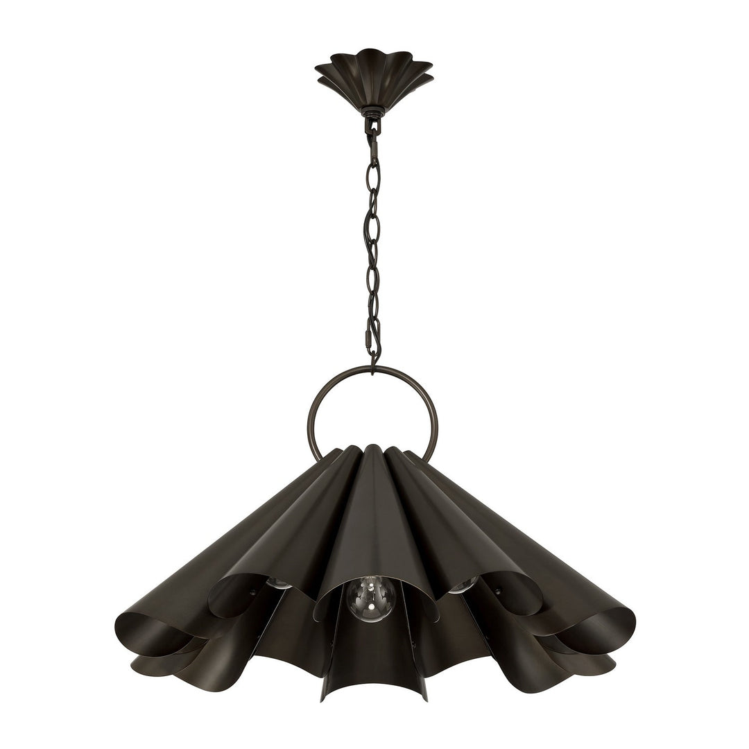 Vinton Three Light Pendant in Medici Bronze Savoy House
